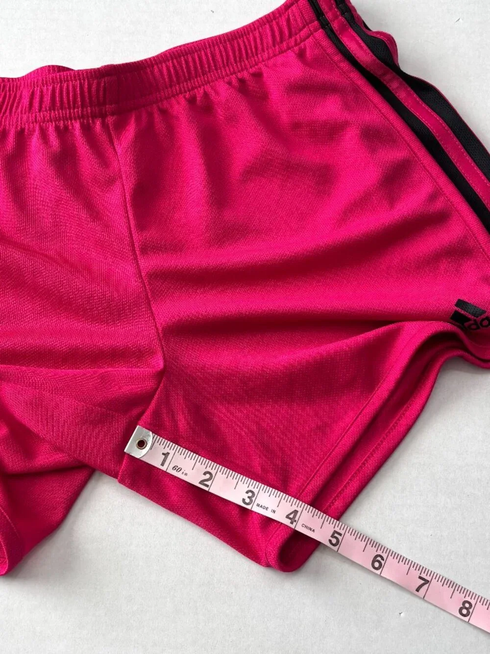 Adidas Girls Pacer 3-Stripe Active Shorts Size XL (14/16)